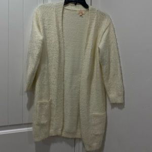 Girls cream cardigan